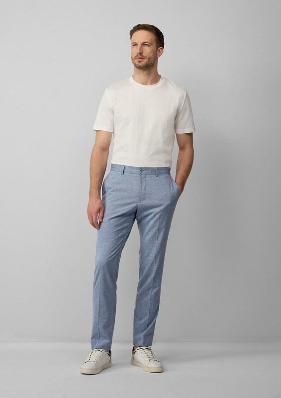 s.Oliver BLACK LABEL - Regular Fit Pantalon - Geweven Structuur