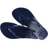 Havaianas - Slim Gloss - Teenslippers - Navy Blue - 100% Rubber en PVC