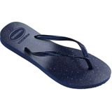 Havaianas - Slim Gloss - Teenslippers - Navy Blue - 100% Rubber en PVC