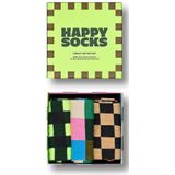 Happy Socks - Check It Out - Sokken - Unisex - 3-pack in Cadeauverpakking