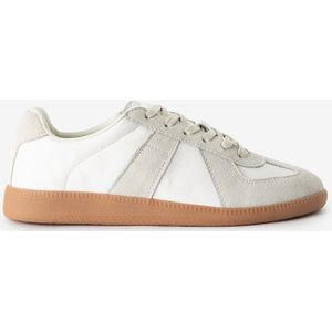 Sissy-Boy - Sneakers - Wit - Leer en Suède