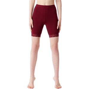 Bellivalini - BLV-BLV50-216-LE - Dames Leggings - Wijn - Sportbroek - Kort - Viscose