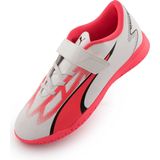 Puma - Ultra Play IT V JR - Voetbalschoenen - Wit-Zwart-Orchidee - Klittenbandsluiting