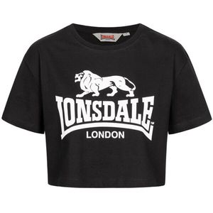 Lonsdale - Gutch Common - T-shirt - Zwart - 100% Katoen - Dames