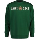 Gant - Crest Sweatshirt - Groen - Man