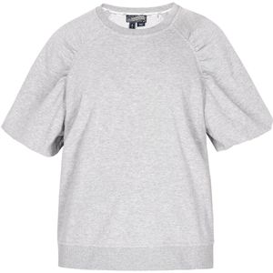 DreiMaster - Vintage Sweatshirt - Grijs - Normale Pasvorm - Halve Mouw