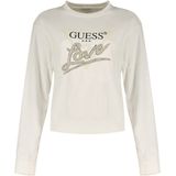 GUESS - Cn Love Triangle - Sweatshirt - Zwart - Katoen