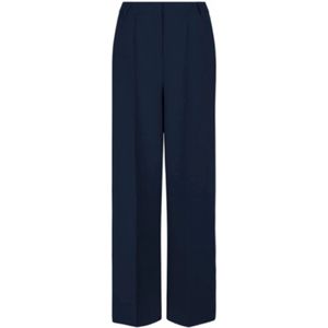 Dante 6 - Broek - Blauw - Viscose - High-waisted Wijde Broek