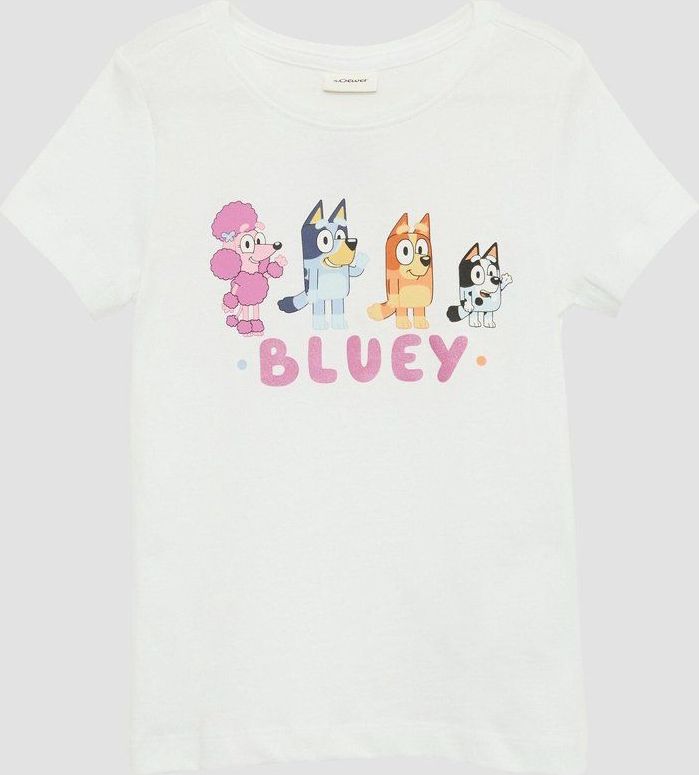 s.Oliver RED LABEL - T-shirt - Effen - Jersey - Bluey®-print