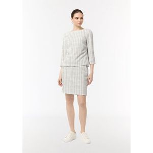 comma - T-shirt - Boucléjersey - 3/4 Mouwen