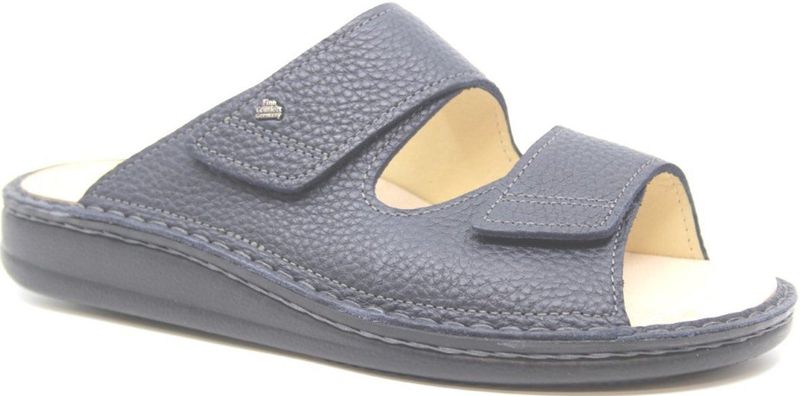 Finn Comfort - Riad - Slipper - Blauw - Leer - Wijdte H