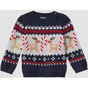 Gebreide Trui - Feestelijk - Zacht - Viscosemix - Met Knopen