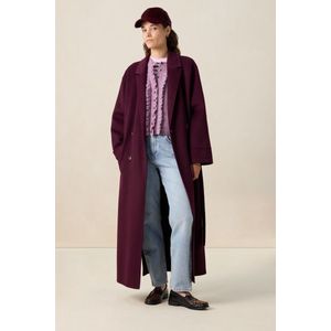 Sissy-Boy - Donkerrode Wollen Jas