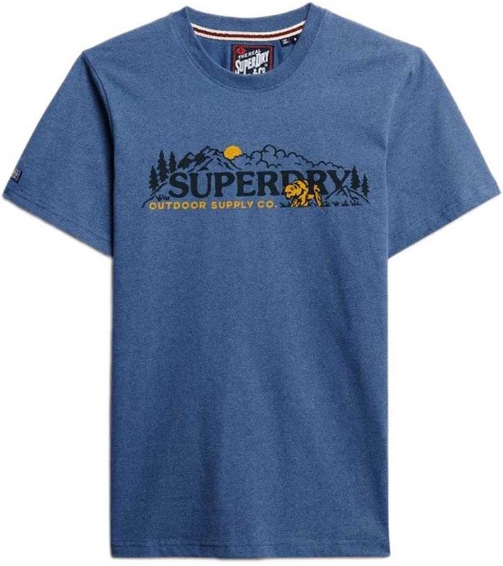 Superdry - Outdoor Scene - T-shirt - Relaxed Fit - Korte Mouwen
