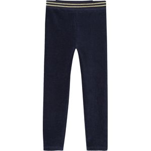 Fluwelen Meisjeslegging - Marineblauw - Ribfluweel