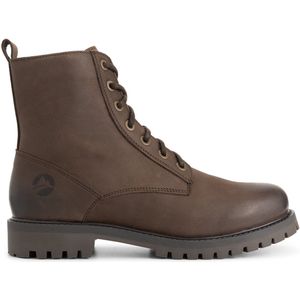 Travelin - Akland - Veterboots - Donkerbruin - Nubuck