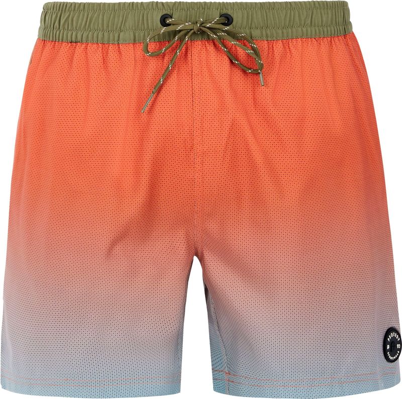 Protest - Prterin - Beachshort - Blood Orange - PVRE Green