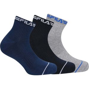 Fila 3-pack fitness quarter color socks 35-38