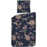 Dekbedovertrek Heckett Lane Daisy Flanel - Navy Blue