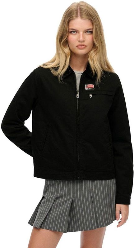 Superdry - Cord Collar Quilt Ranch Jas - Tussenjas