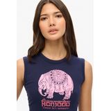 Superdry - Hathi Slim - Mouwloos T-shirt