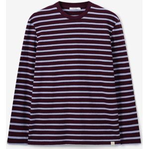 Sissy-Boy - T-shirt - Donkerpaars - Lange Mouwen - Slub Katoen