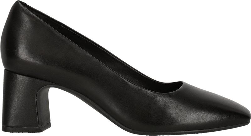 Clarks - Fernie - Leren Pumps - Zwart - 3 tot 5 cm Hakhoogte