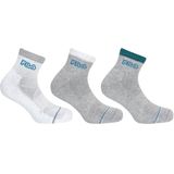 Fila - 3-pack - Sportsokken - Wit-Grijs