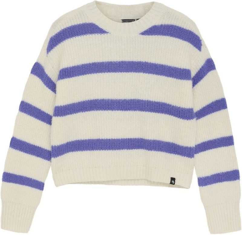 Indian Blue Jeans - Blouse - Cloud/Blauw Gestreept - Gebreid