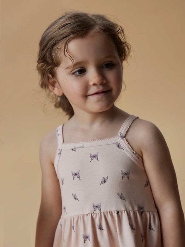 Top - Jersey - Mouwloos - Vierkante Hals - All-over Print - Ruches