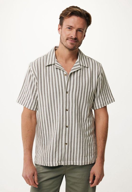 MEXX Overhemd  beige / groen / kaki