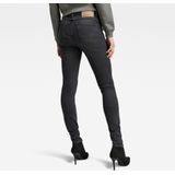 G-Star RAW - Skinny Broek - Zwart - Katoen - Nauwsluitend Ontwerp met 5 Zakken