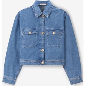 Sissy-Boy - Denim Jack - Blauw - Met Gouden Knopen