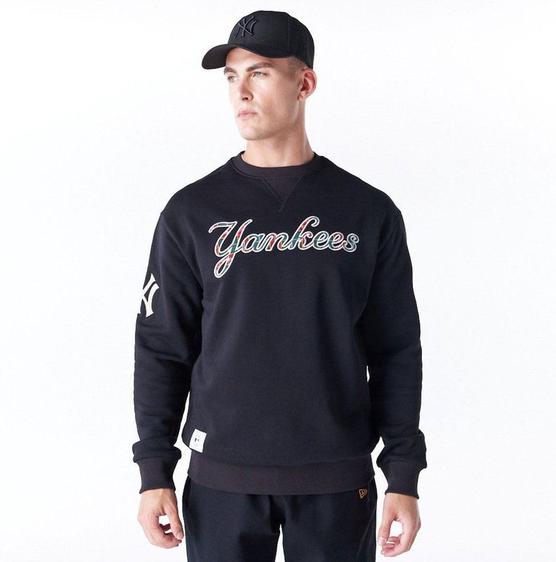 New York Yankees - Sweatshirt - Zwart - Tartan Infill