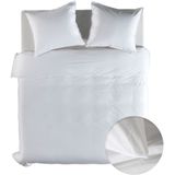 Dekbedovertrek - Grijs - Katoen - 240x220 cm