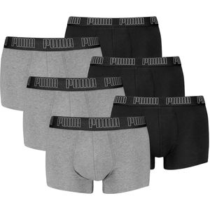 PUMA Boxershorts  grijs / zwart