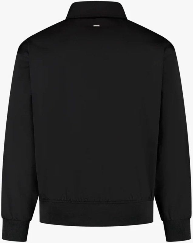 Croyez - Etiquette Satin Jacket - Zwart - Tussenjas