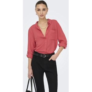 JDY - JDYCAYA LINEN LOOSE L/S SHIRT WVN DIA - Dames - Blouses