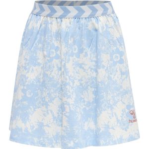 Hummel - hmlLINEZ SKIRT - Meisjesrok - Tie-dye Bloemenprint - Biologisch Katoen