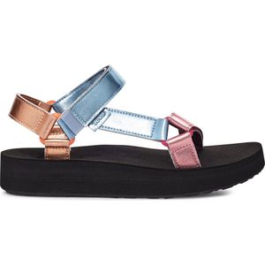 Teva - MIDFORM UNIVERSAL SHIMMER - Dames Sandalen - Metallic - Reconstituted Leer