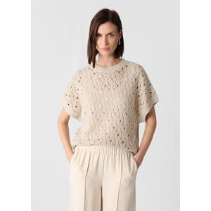 COMMA - Dames pull - Maat XS - Vrouwen - 9302 GREY/BLACK - polyester