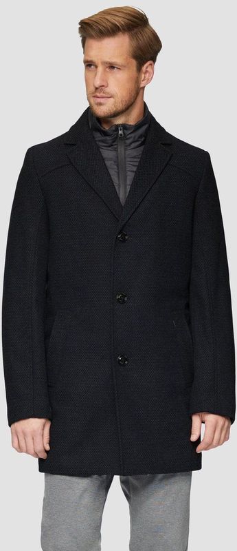 s.Oliver - Outdoor-Mantel - Gewatteerd - Wolmix