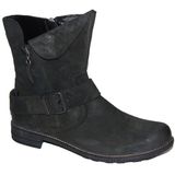 Footnotes - 19.020 - Enkellaarzen - Zwart - Leer - Wijdte G