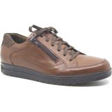 GIJS - 2112 - Veterschoenen - Bruin - Wijdte H