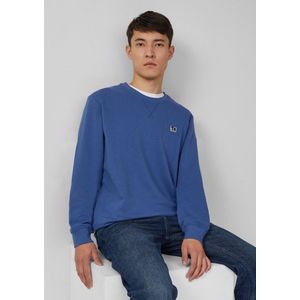 s.Oliver - Enziaan - Sweatshirt - Effen - Lange Mouw