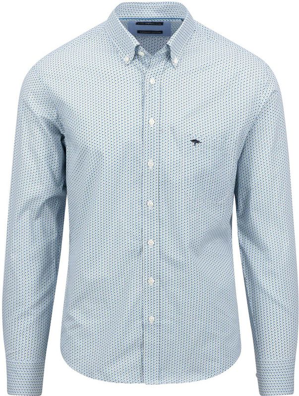 Fynch Hatton - Overhemd - Katoen - Grafisch Bedrukt - Lange Mouwen