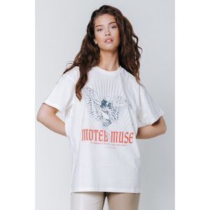 Colourful Rebel - Motel Muse - T-shirt - Loosefit - 100% Organisch Katoen