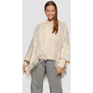 Binnenponcho - Ruitpatroon - Poncho