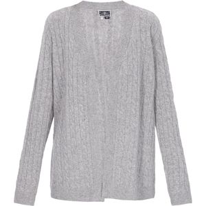 DreiMaster - Maritim - Gebreid Vest - Lichtgrijs