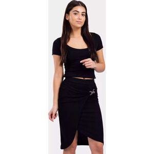 Guess - Cheryl Jewel - T-shirt - Groen - Getailleerd Recht - Kort